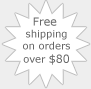 Free shipping on orders over $80 CAN