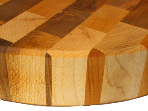 Round Canadian Rock Maple End Grain
