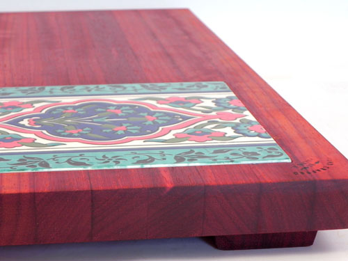 Red Padauk Cheese Tray