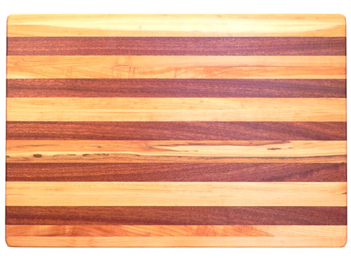 Jatoba and Cherry Edge Grain