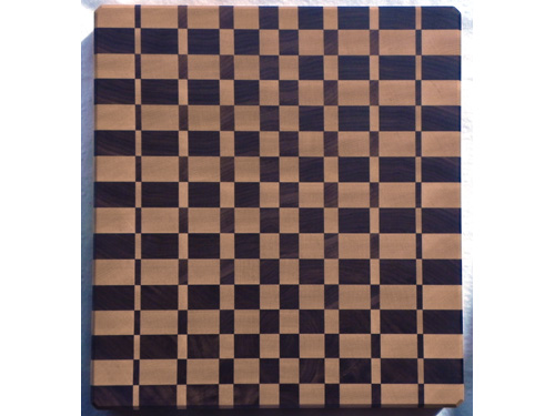 Walnut and Maple End Grain Checkboard