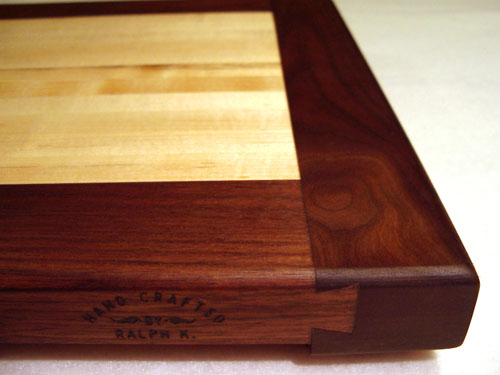 Canadian Rock Maple & Legged Walnut Serving Tray Canadian Rock Maple & Legged Walnut Serving Tray