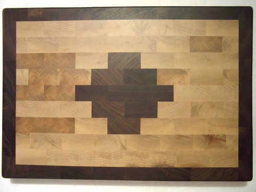 Walnut & Canadian Rock Maple Navaho Mosaic Walnut & Canadian Rock Maple Navaho Mosaic